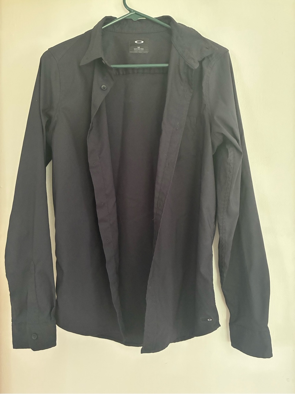 Oakley Black Long-Sleeve Button-Down Shirt